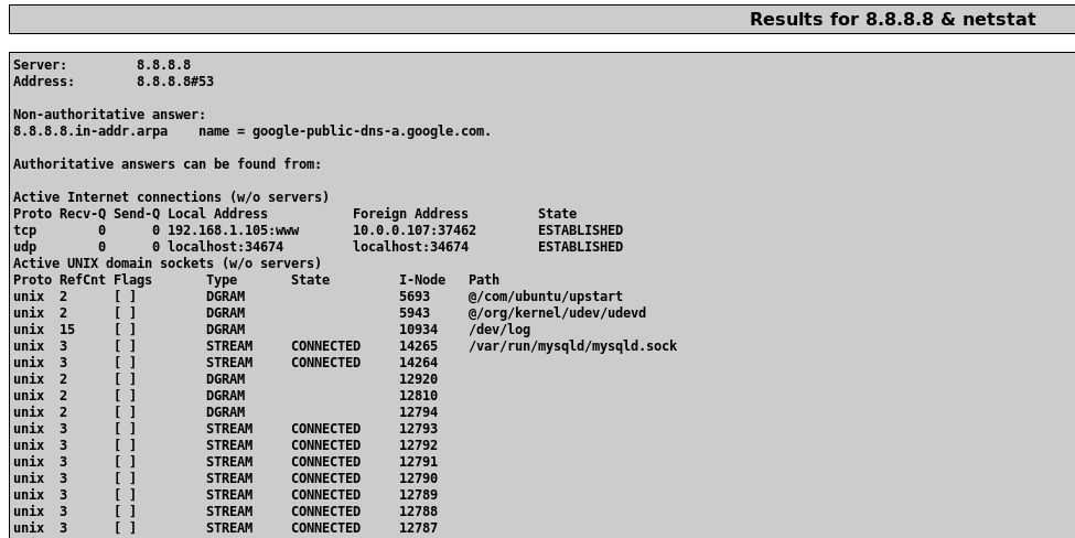 Reverse Shell via Command Injection